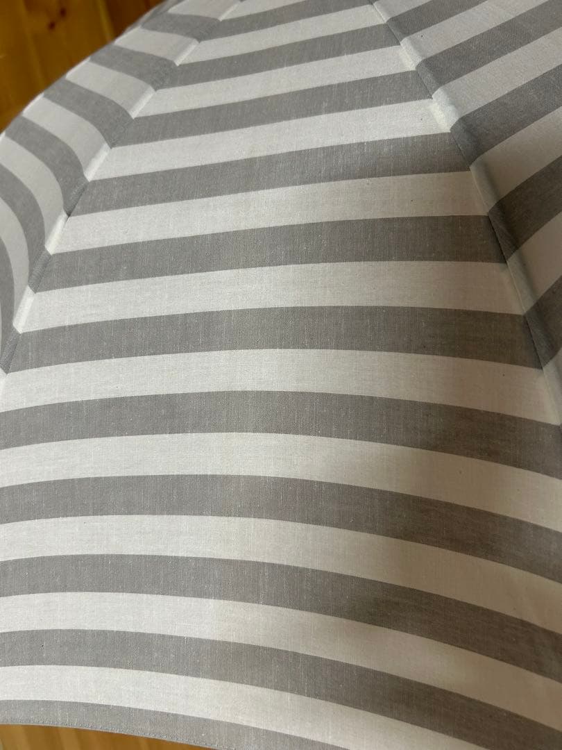 北欧 暮らしの道具店ストライプ柄 長傘 バンブーハンドル