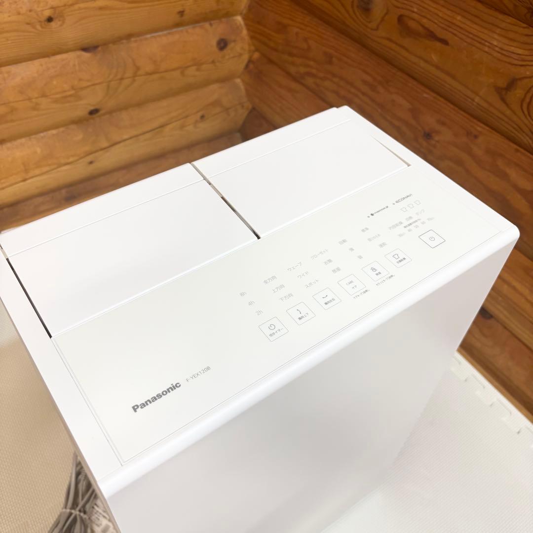 【美品】Panasonic パナソニック F-YEX120B-W 衣類乾燥除湿機
