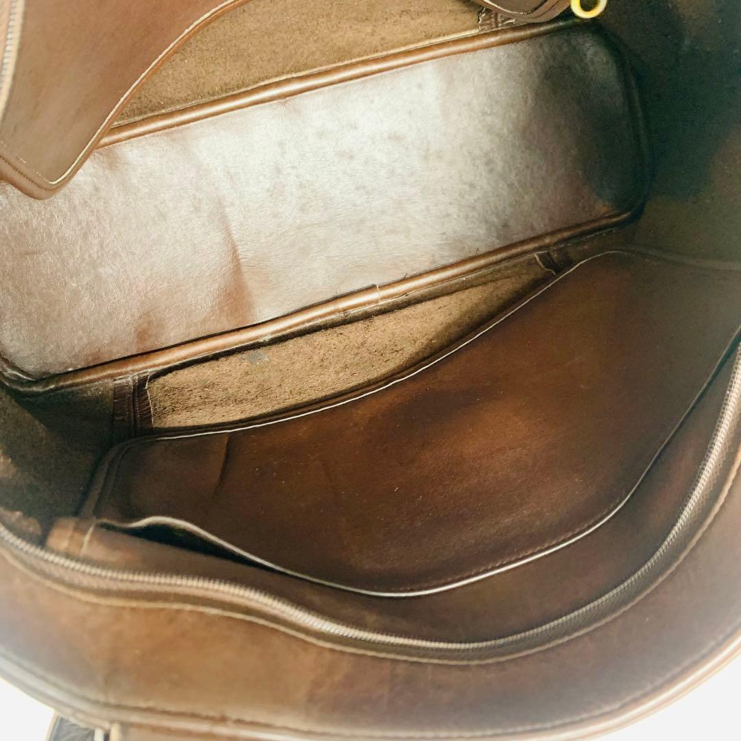 美品 COACH オールドコーチ トートバッグ 肩掛け レザー ダークブラウン