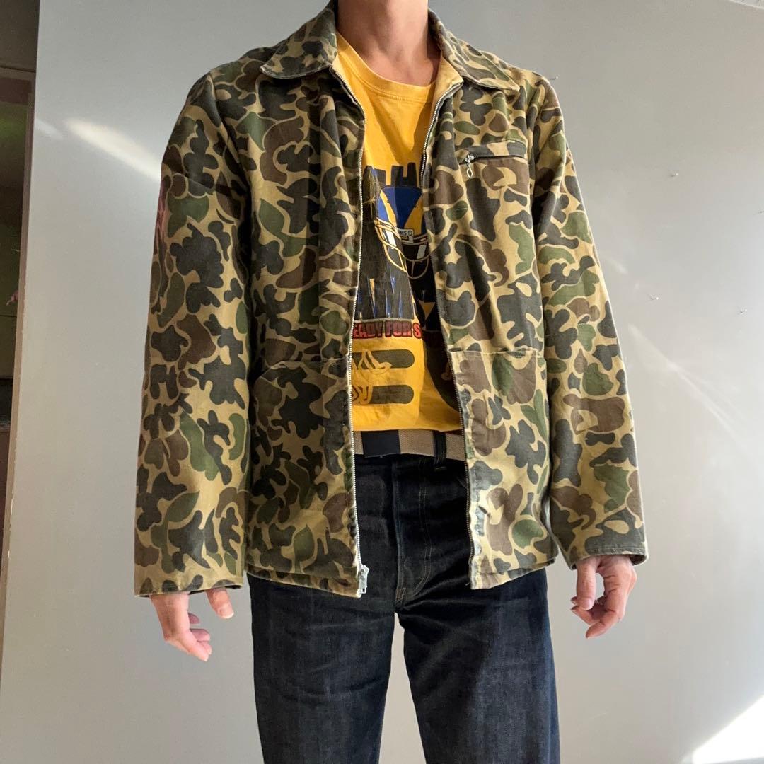 希少 60s-70s HERTER'S ダックハンターカモ ジャケット USA製