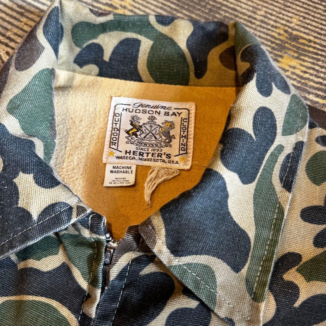 希少 60s-70s HERTER'S ダックハンターカモ ジャケット USA製