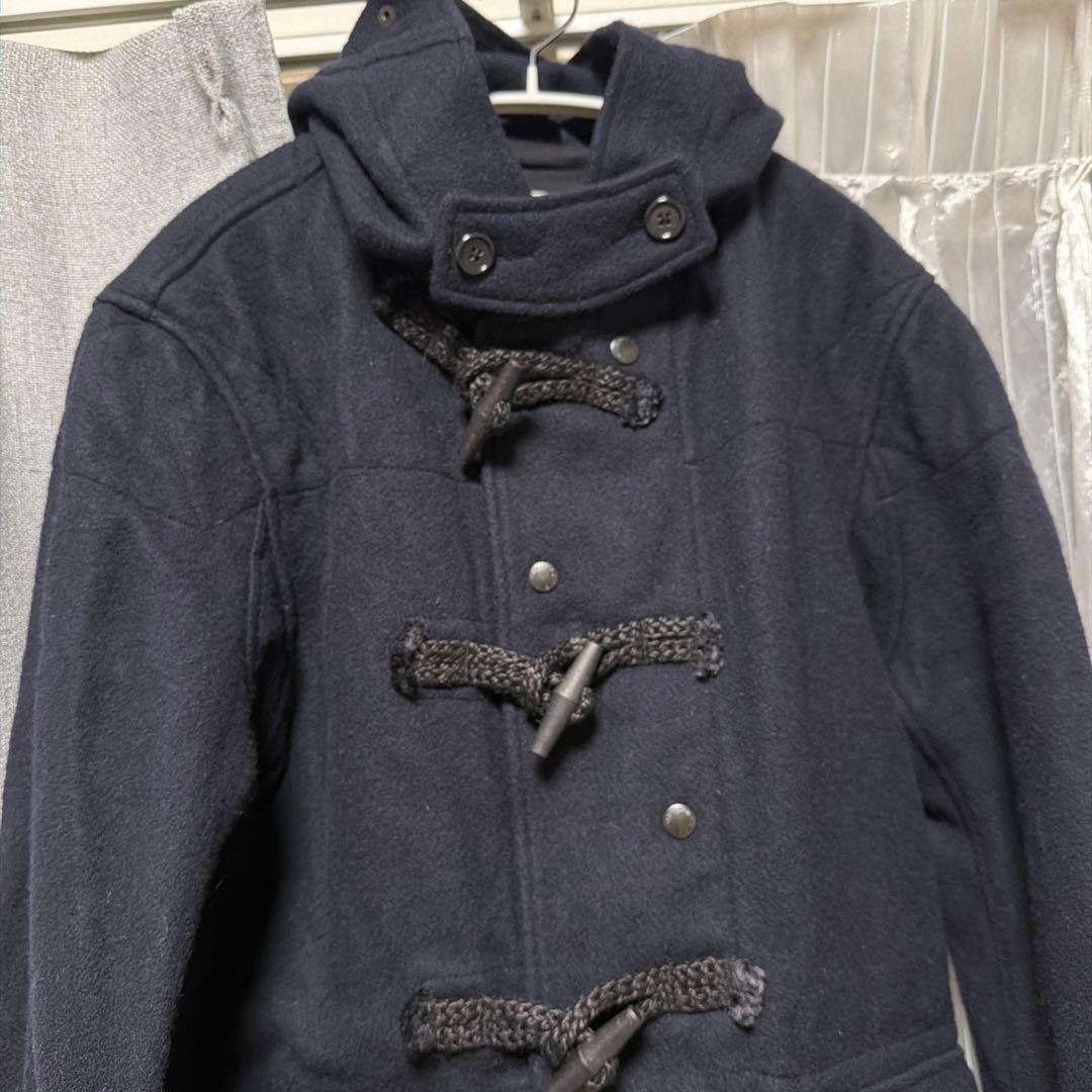 エンジニアードガーメンツ　 ダッフルコート 黒　フード付き