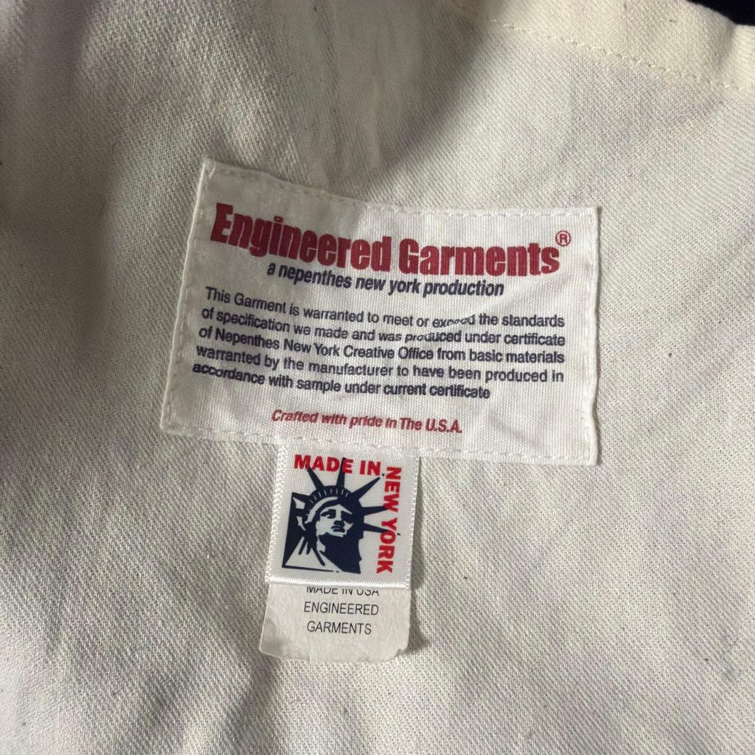 エンジニアードガーメンツ　 ダッフルコート 黒　フード付き