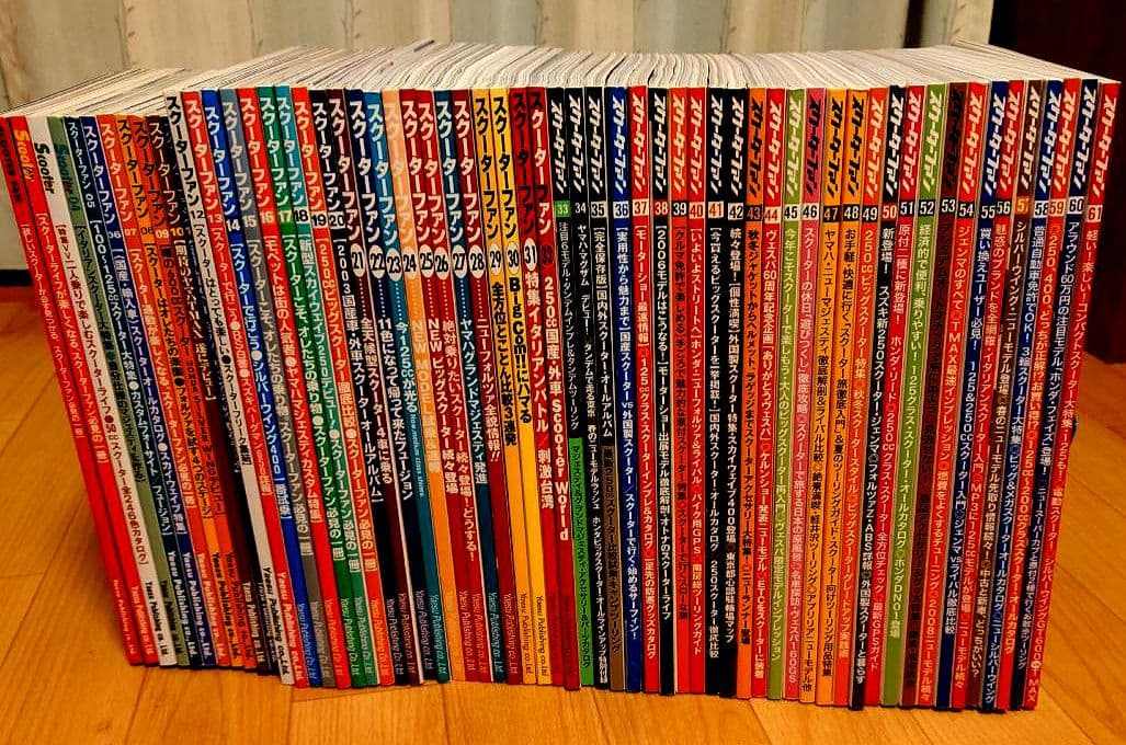 スクーターファン 　１号〜61号セット　バイク雑誌