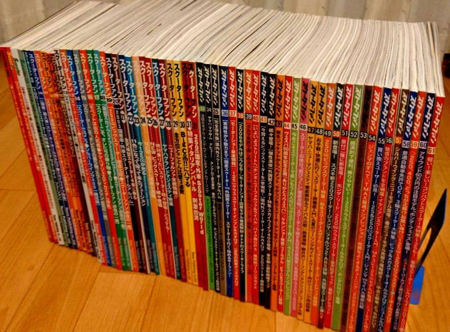 スクーターファン 　１号〜61号セット　バイク雑誌