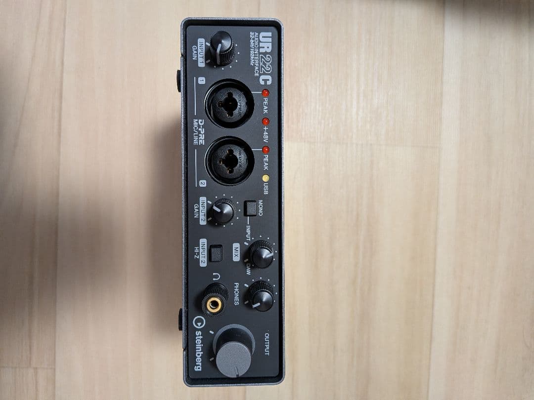 Steinberg UR22C USBオーディオインターフェイス