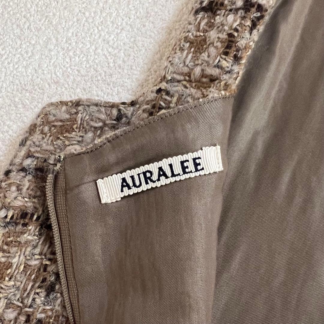 【AURALEE】SPUN TWEED DRESS サイズ0