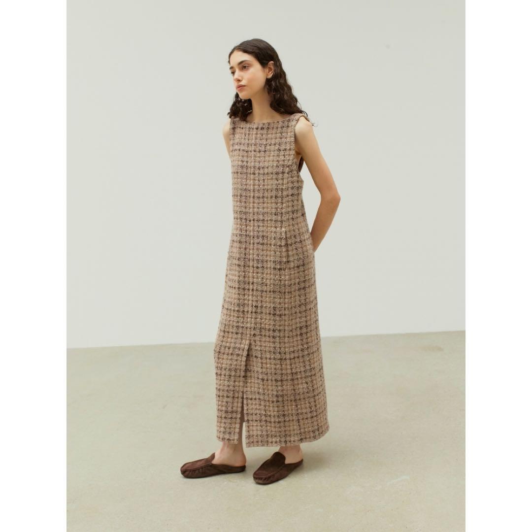 【AURALEE】SPUN TWEED DRESS サイズ0