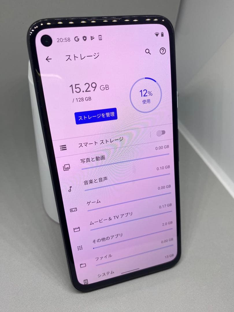 Google pixel 4a 本体 128GB SIMロック解除
