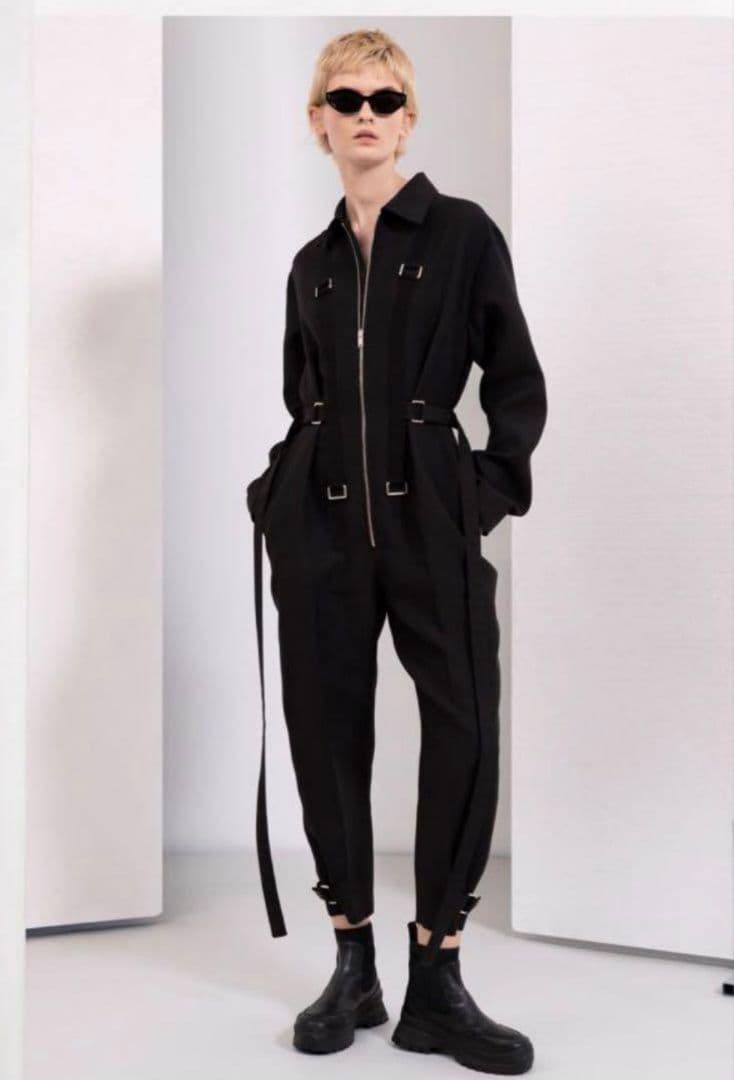 極美品 定価28万 ステラマッカートニー wool ジャンプスーツフルレングス