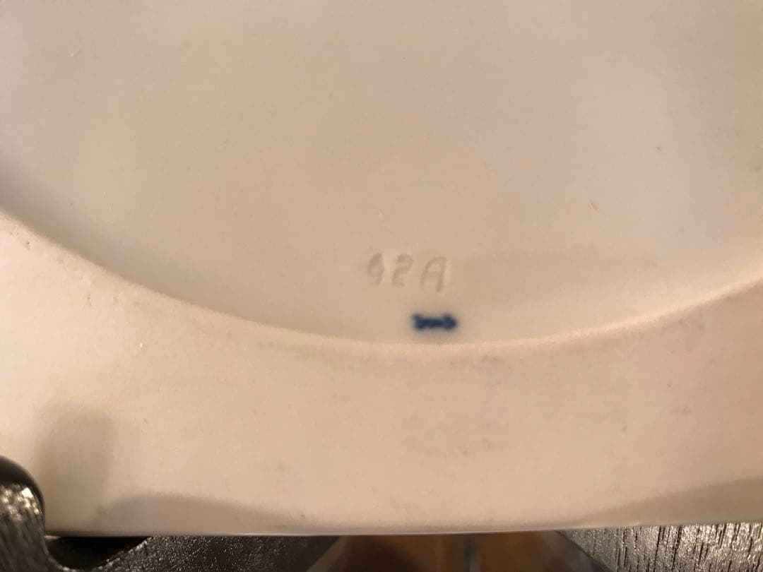 Meissenマイセン　ブルーオーキッド　陶板画