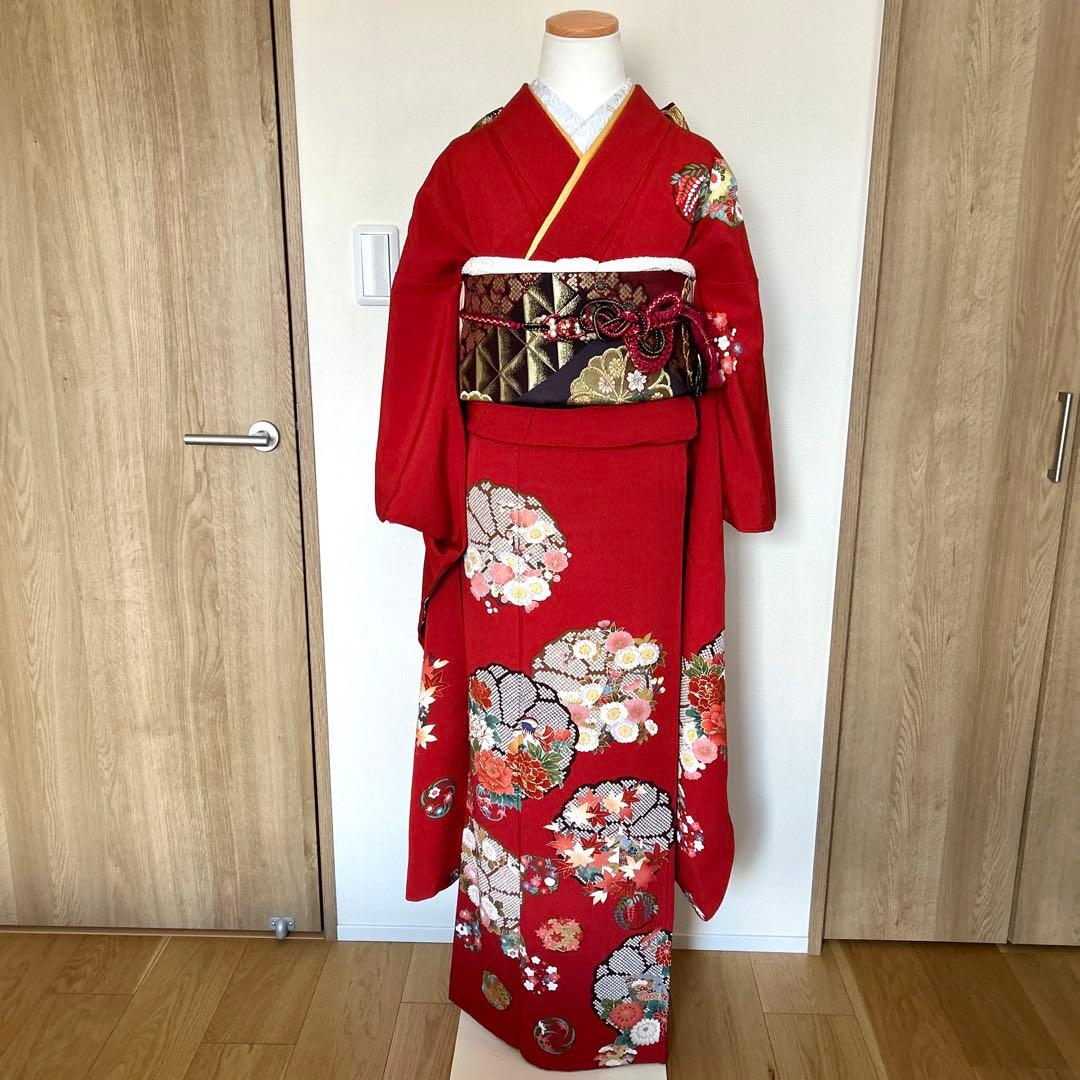 Y8 振袖6点セット★身丈169★お振袖セット★成人式フルセット