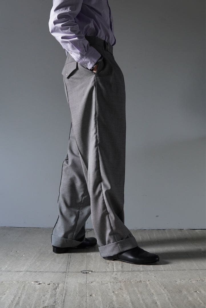 パンツ Omar Afridi 22ss PRESSED TROUSERS