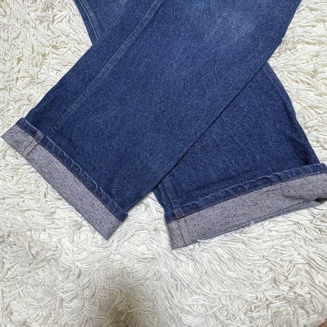 希少 80s BEN DAVIS ワークパンツ インディゴ USA製 W32