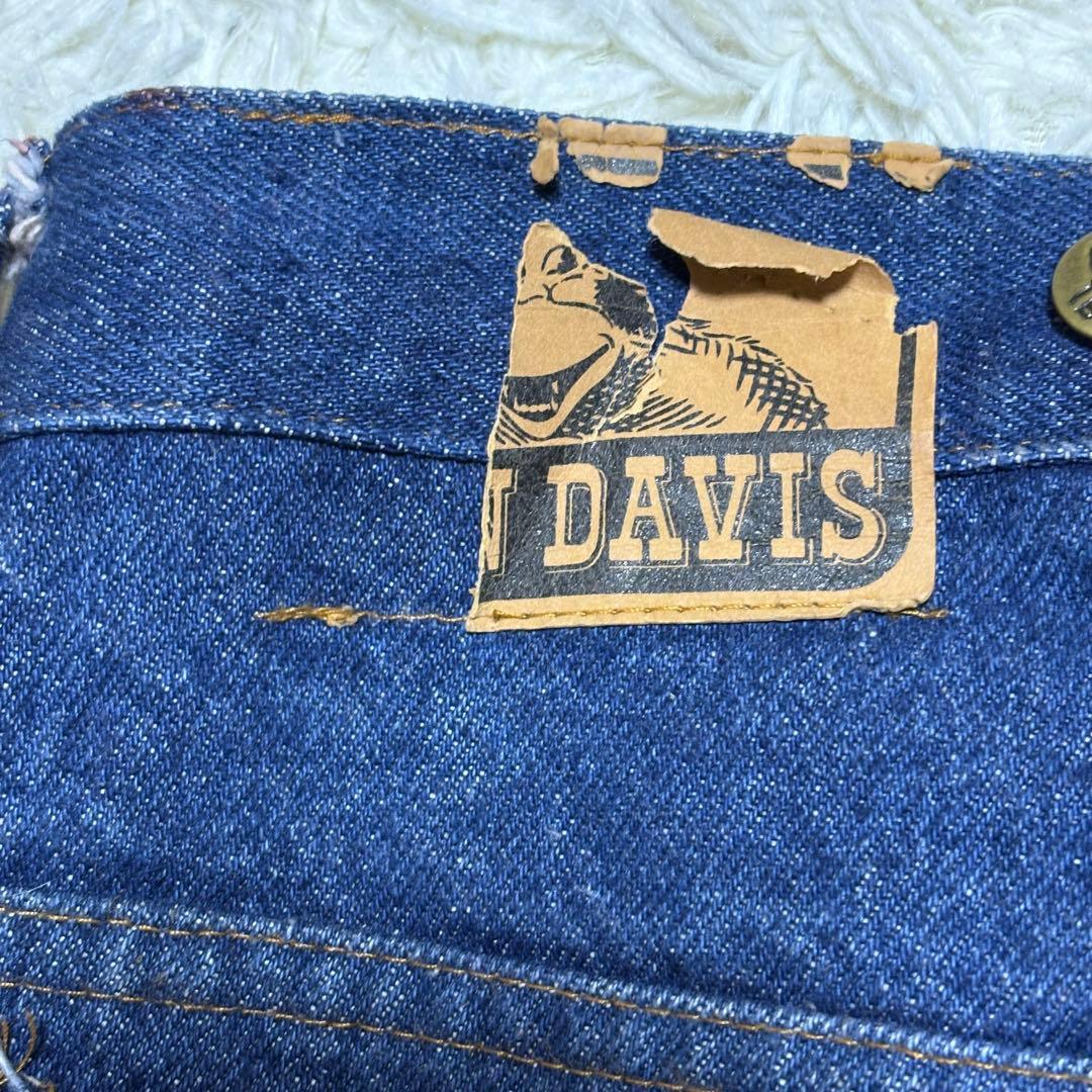 希少 80s BEN DAVIS ワークパンツ インディゴ USA製 W32