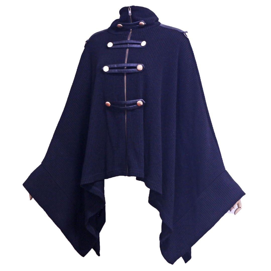 Na+H エヌエープラスエイチ ミニタリーマント ケープ ナポレオンスタイル