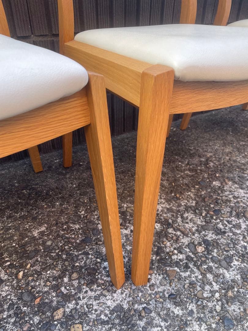 【引取限定】大塚家具　シネマ　木製ダイニングチェア 4脚セット　椅子　葛飾区