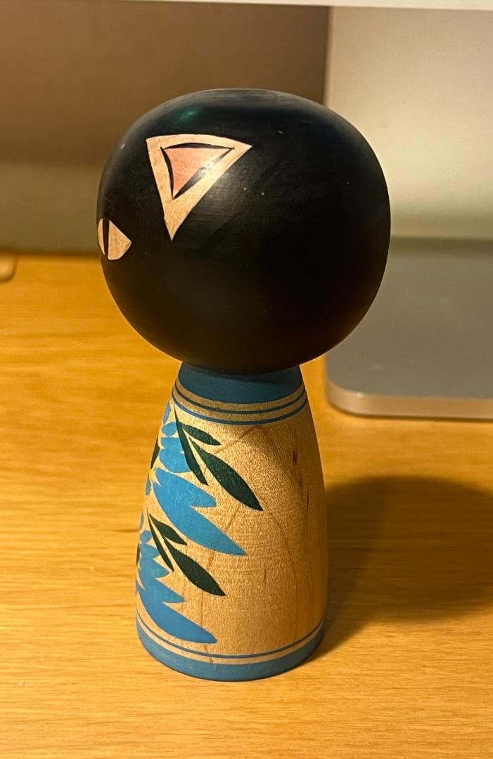 梅木直美　黒猫　こけし