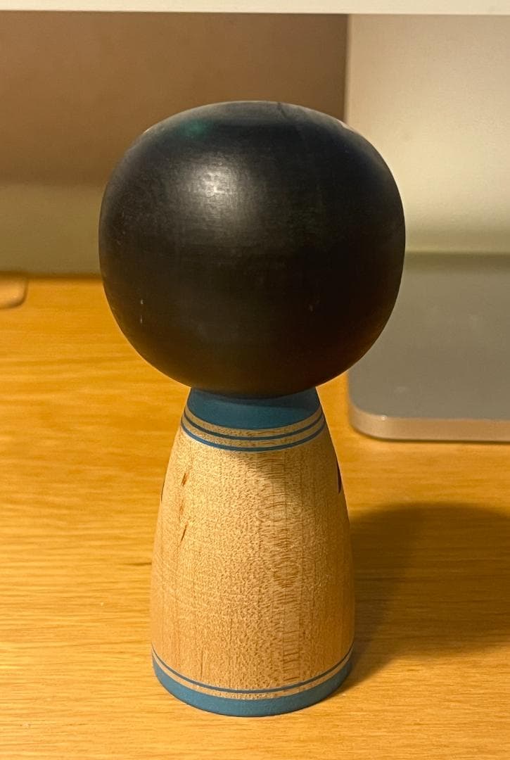 梅木直美　黒猫　こけし