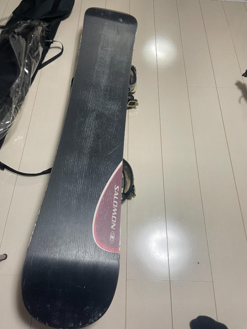 SALOMON サロモン スノーボード 150cm 紫 ビンディング付き