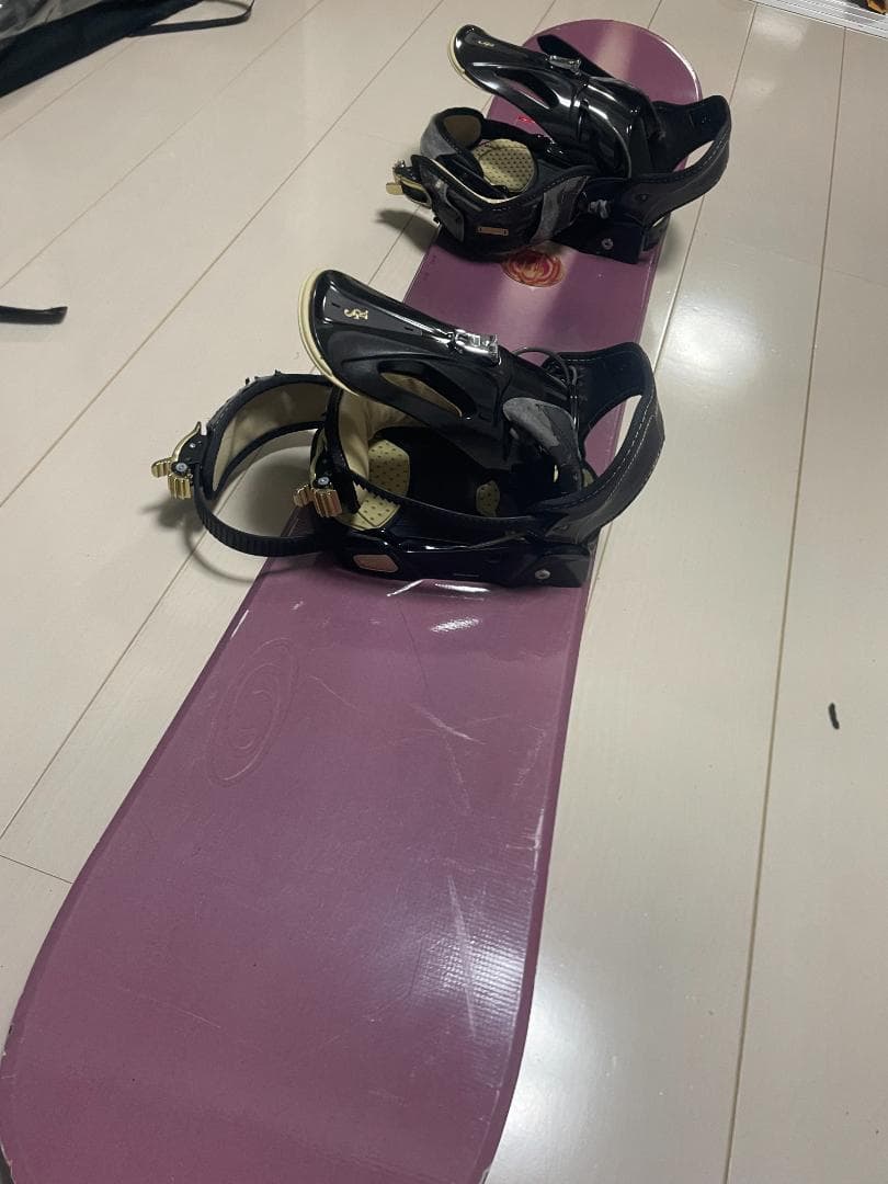 SALOMON サロモン スノーボード 150cm 紫 ビンディング付き