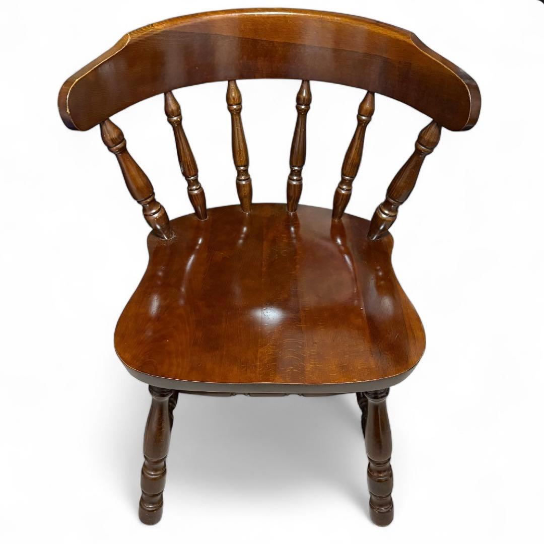 ④【３脚あり】柏木工 KASHIWA ウィンザーチェア 木製椅子