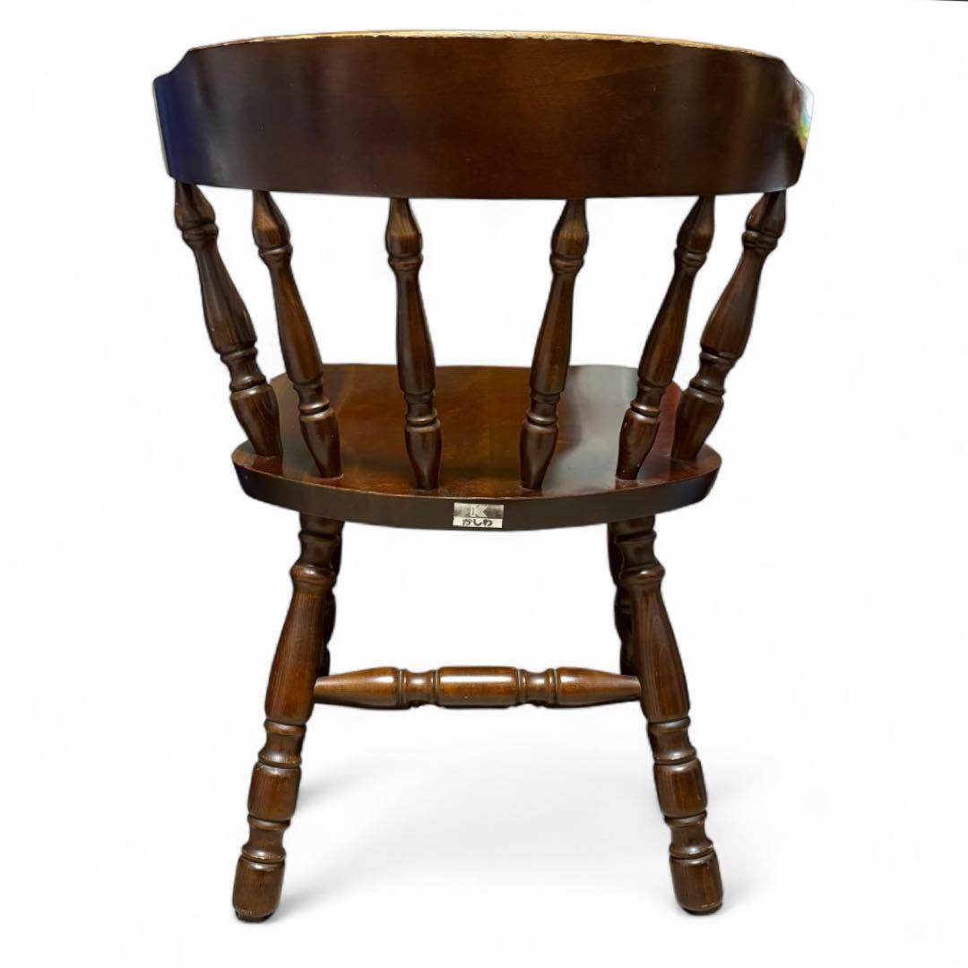 ④【３脚あり】柏木工 KASHIWA ウィンザーチェア 木製椅子