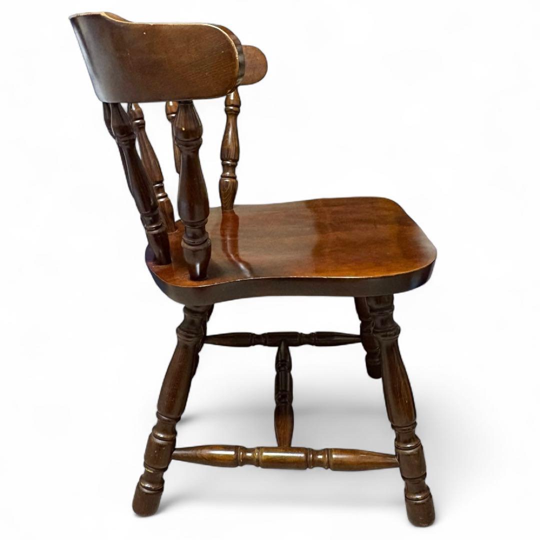 ④【３脚あり】柏木工 KASHIWA ウィンザーチェア 木製椅子