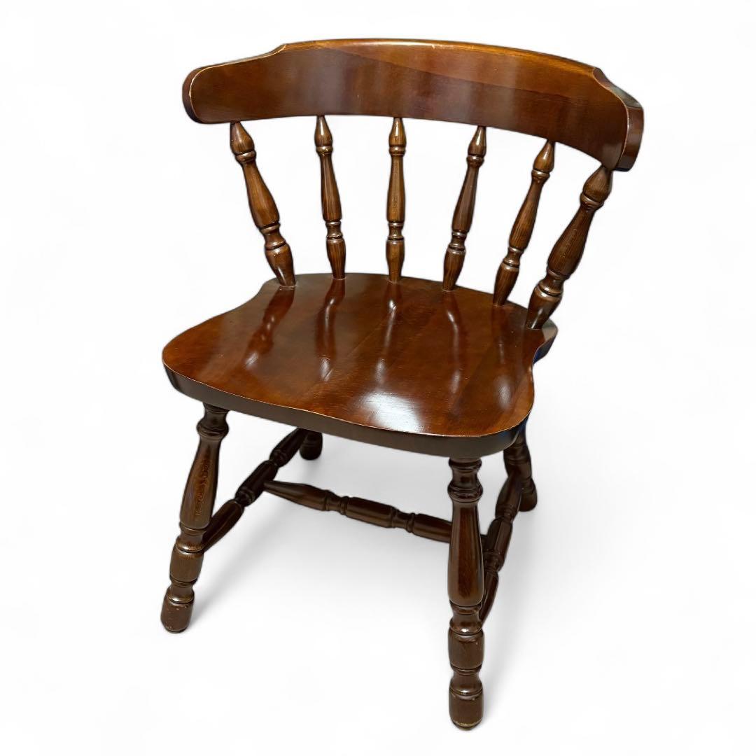 ④【３脚あり】柏木工 KASHIWA ウィンザーチェア 木製椅子