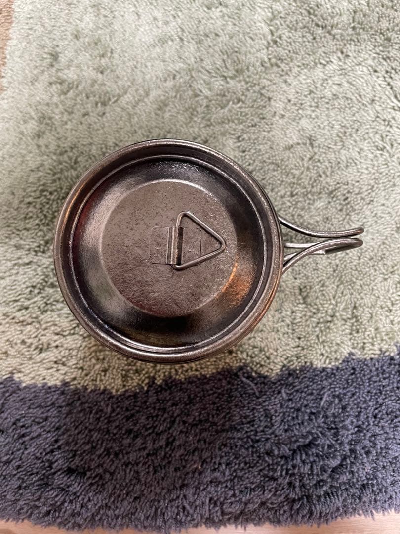 【美品】BLACKISHGEAR ブラックチタンマグカップ 350ml