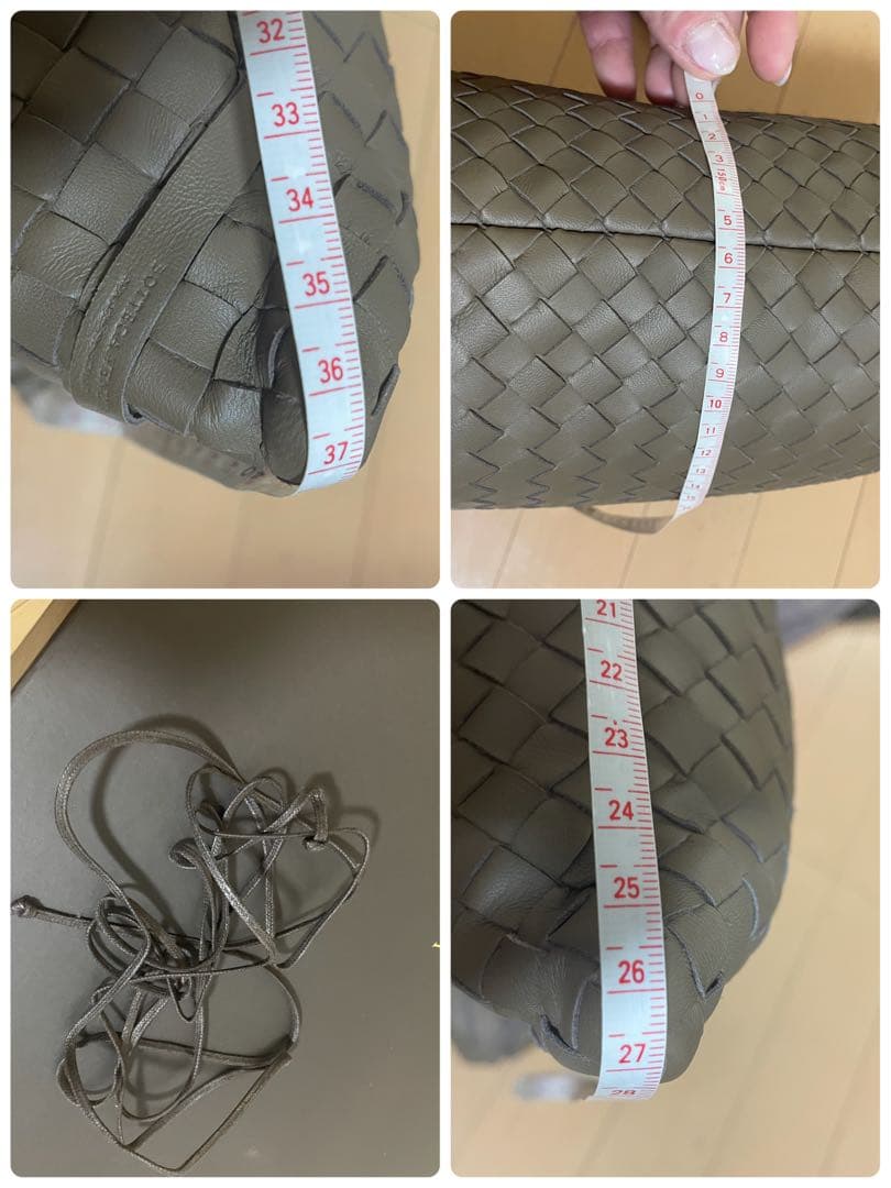 BOTTEGA VENETA イントレチャートクッション　レア　ブラウン系　美品