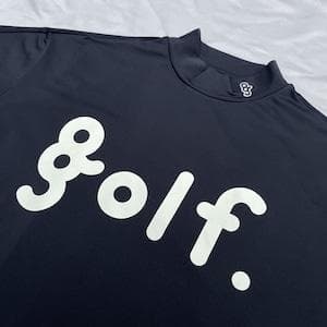 8G SHOOT　LOGO PRINT MOCK NECK S/S TEE