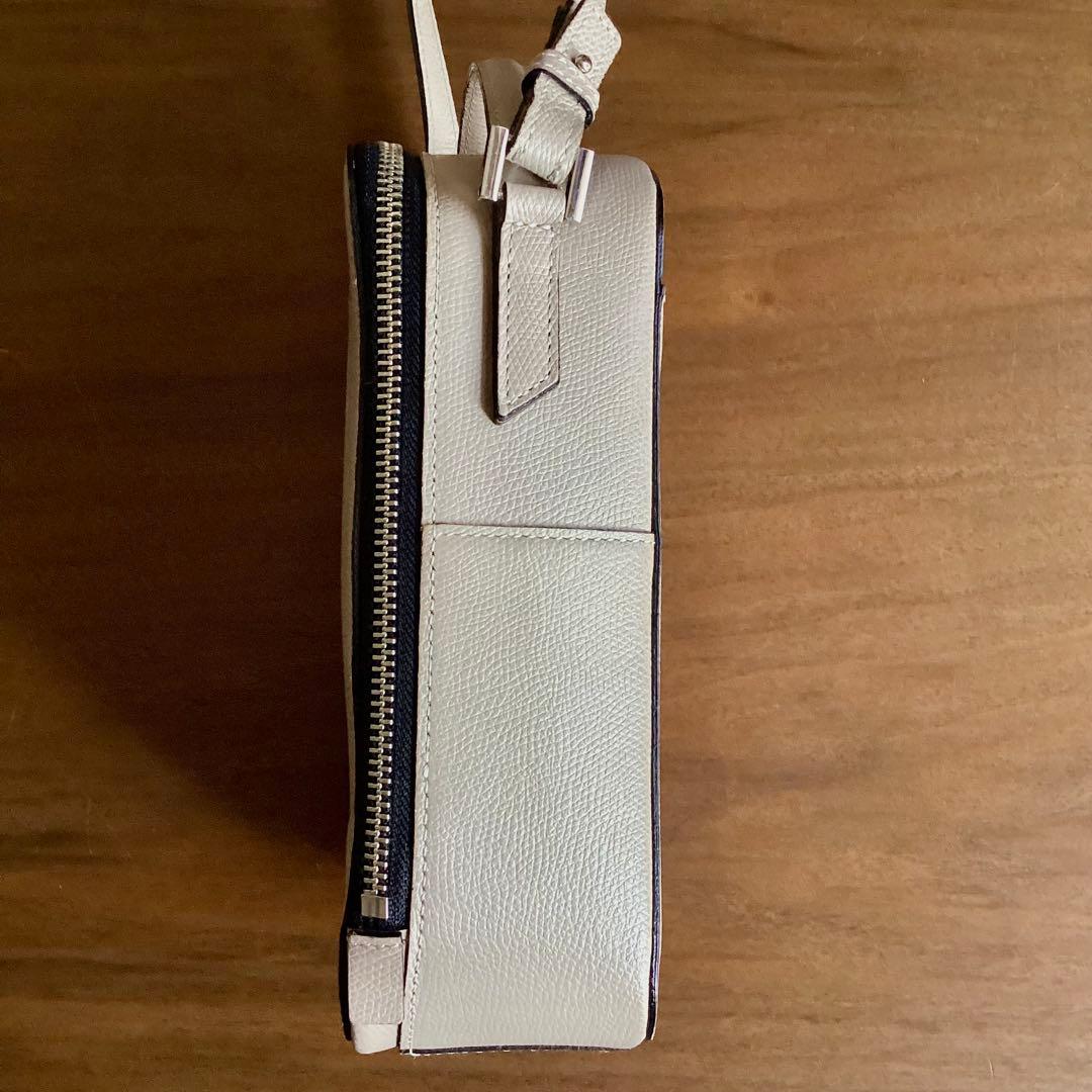 EPOI 2way シキ レザー スクエア　ショルダーバッグ グレージュ　トープ