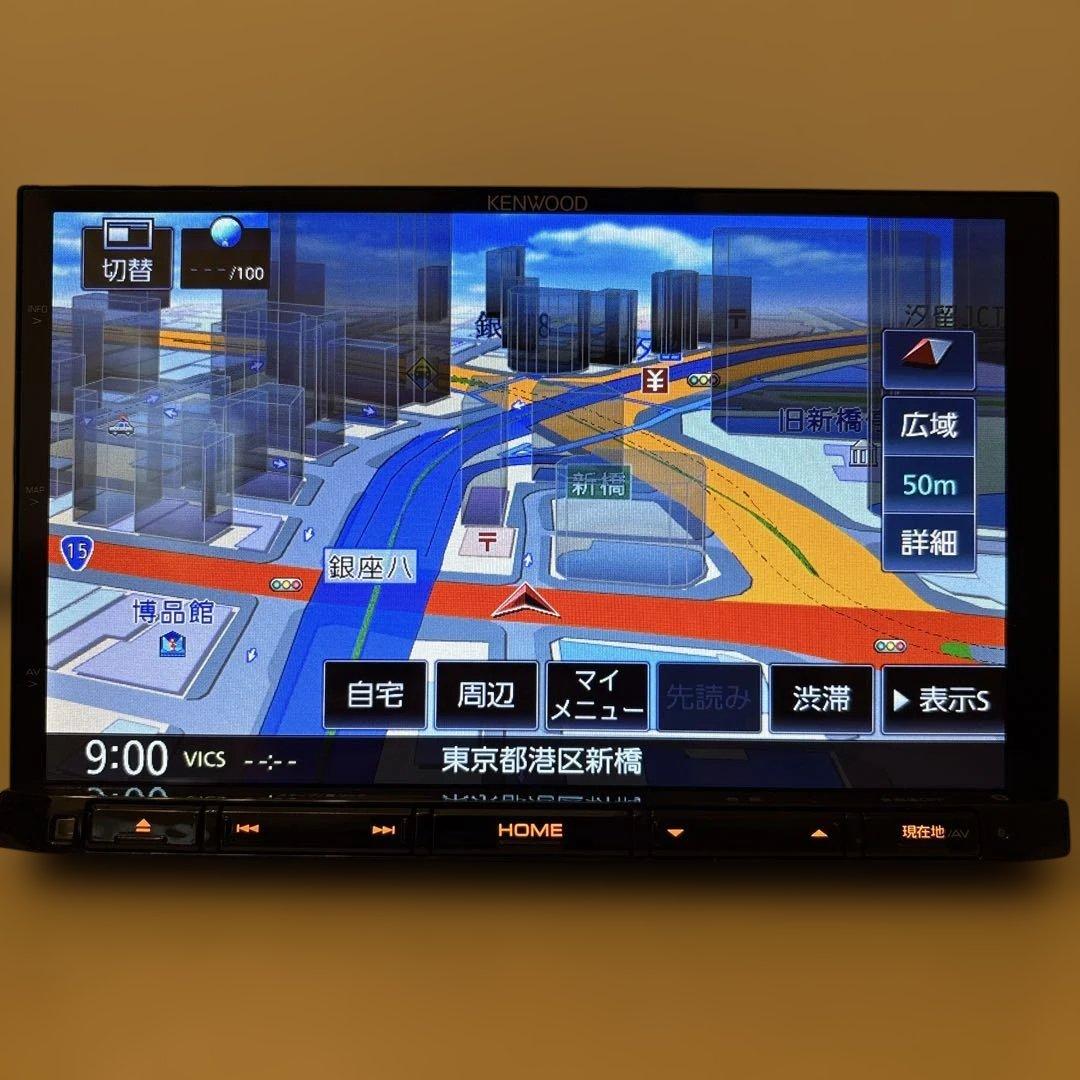 美品2024地図8インチ大画面フルセグナビBluetooth搭載KXMH802F