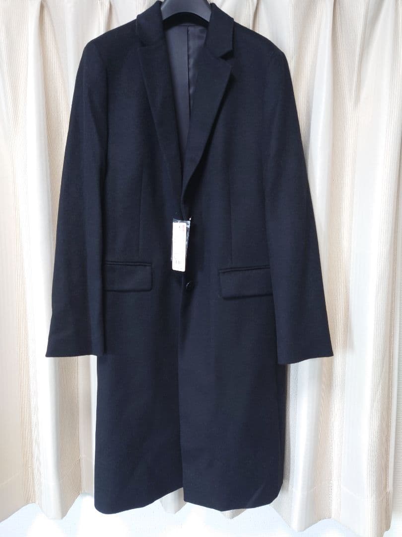 UNIQLO ブラック チェスターコート XL