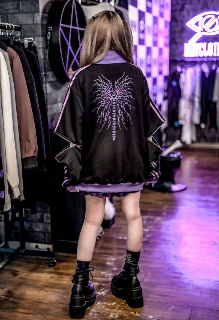 kry TAIKUSAI ブラック×パープルジャージ