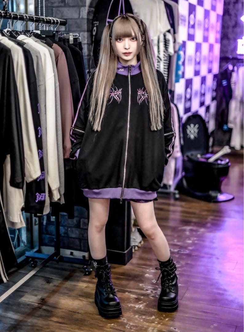 kry TAIKUSAI ブラック×パープルジャージ