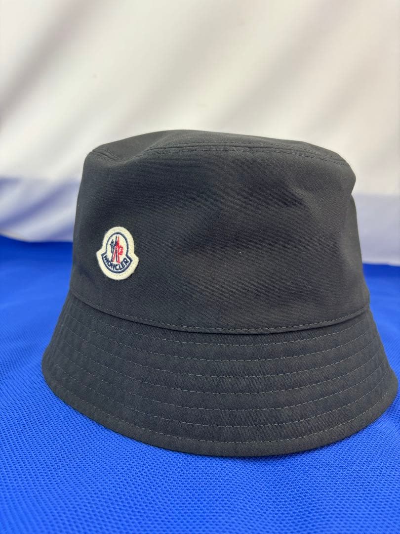 最終値下げ。Moncler ブラック バケットハット　サイズS 男女兼用