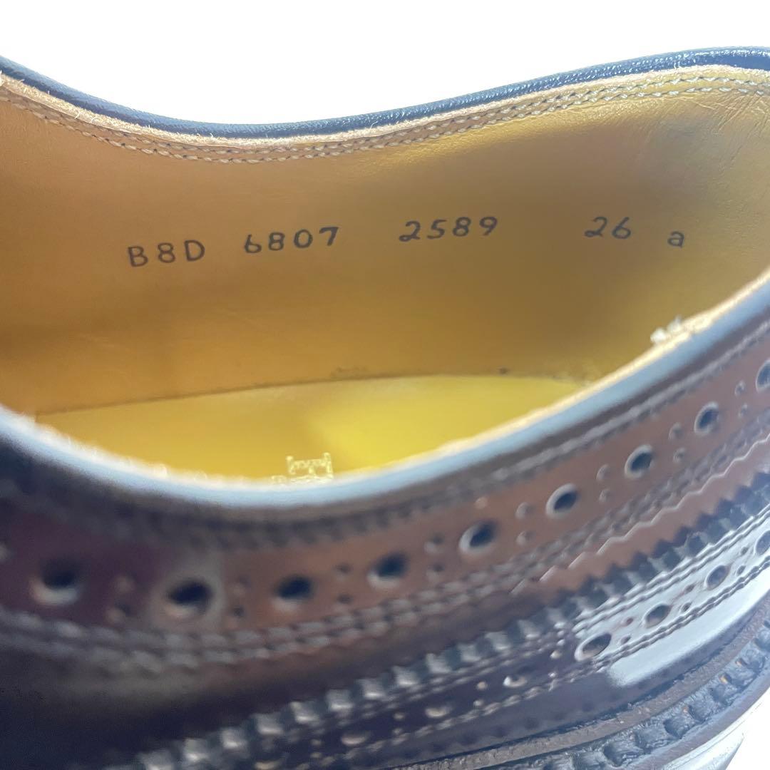 【人気・美品】REGAL　2589 ウイングチップ レザー 茶 26EE