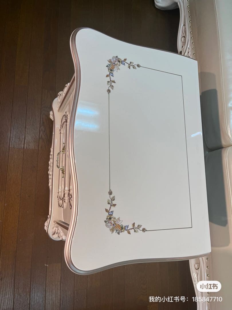 アンティーク 2段チェスト ベットサイド 姫系 姫かわ 収納 ロココ調