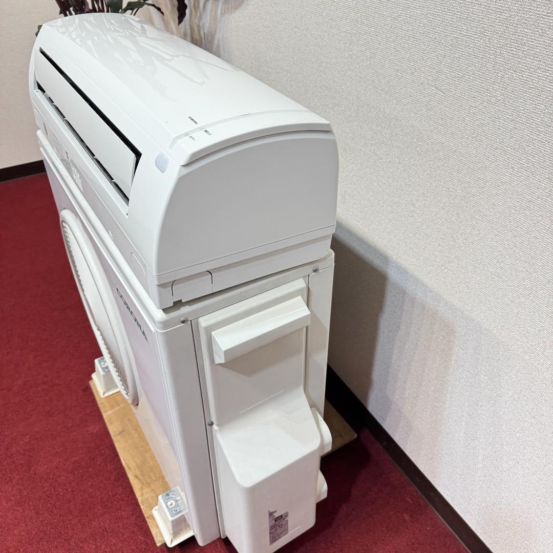 超美品コロナエアコン　2019年製　18畳用　洗浄済み　ポンプダウン済
