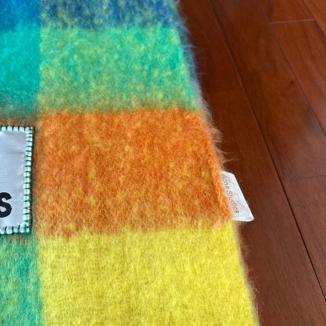 Acne Studios カラフルチェックマフラー