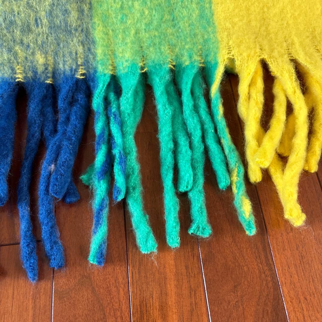 Acne Studios カラフルチェックマフラー