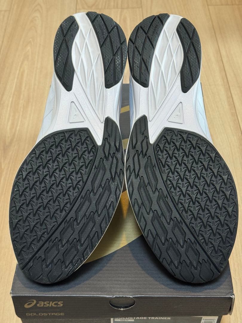 【新品未使用】28cm (白)アシックス/GOLDSTAGE TRAINER