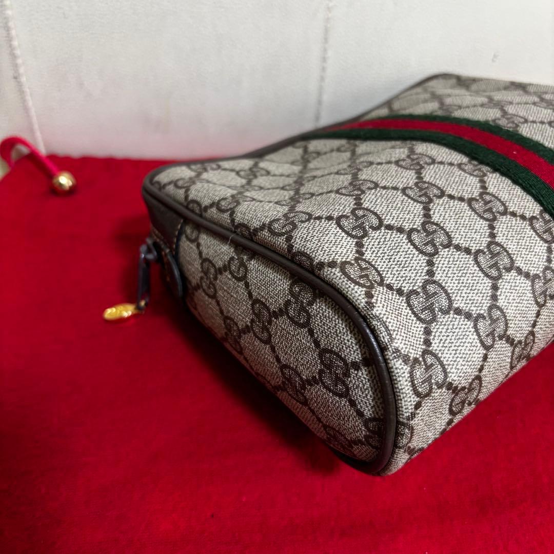 ほぼ　未使用　付属品あり　GUCCI オールド　グッチ　シェリーライン　バッグ