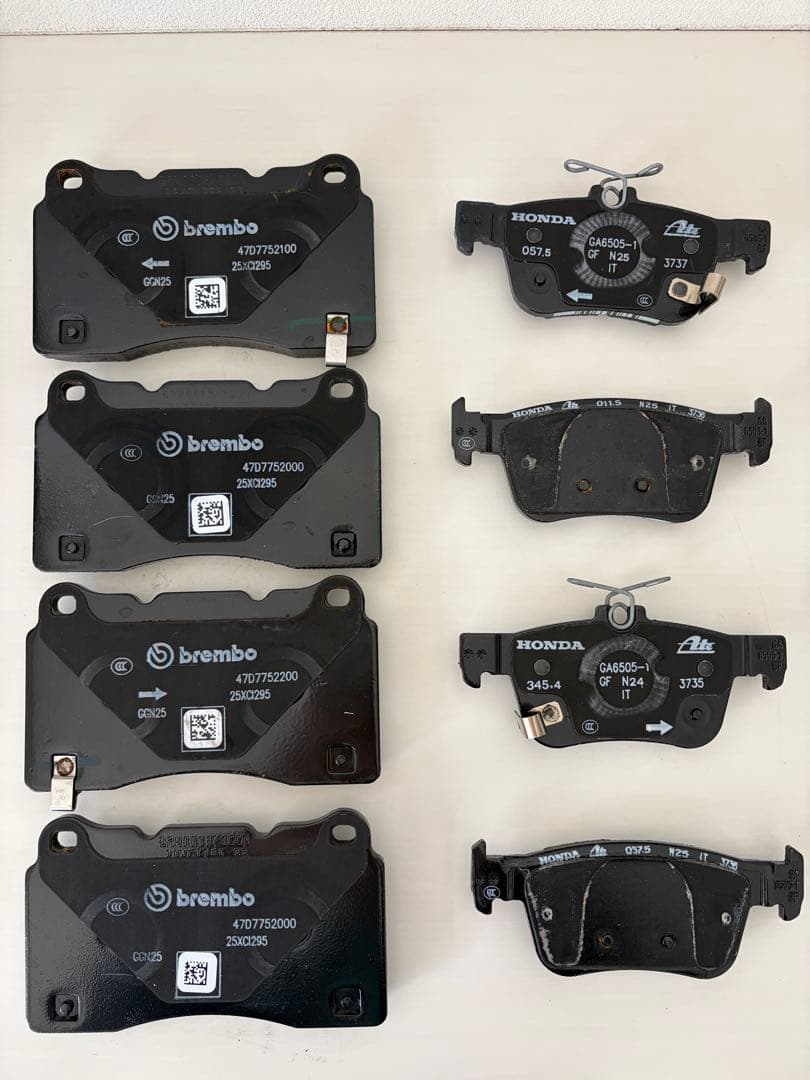 【220km走行】シビックタイプR FL5 brembo ブレーキパッドセット