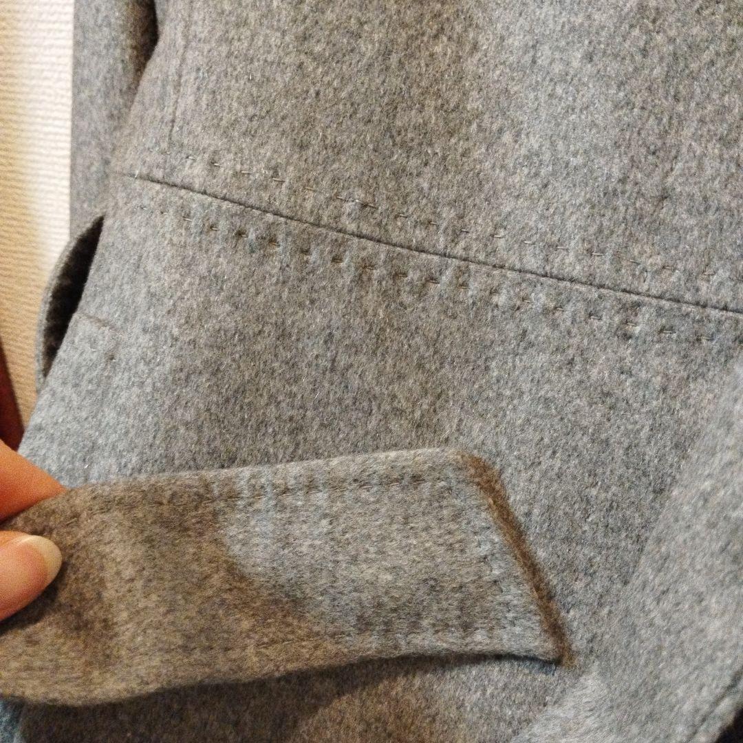 ef-de カシミヤ100％　美品　ロング　ベルテッドコート　エムズグレイシー