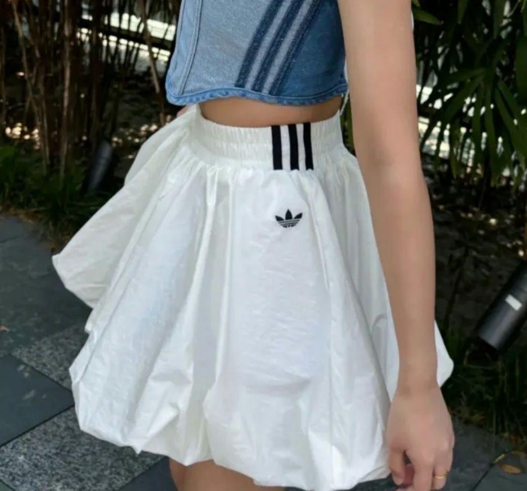 T adidas 日本未発売☆バブルスカート XSサイズ ホワイト