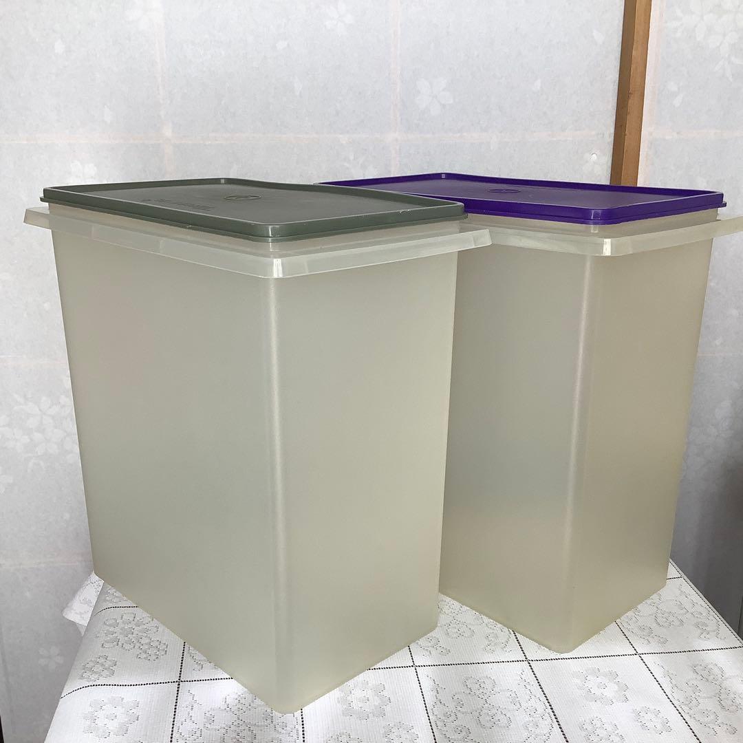 ☆*様 Tupperware 保存容器 半透明　10キロキーパー　米びつ　タッパ