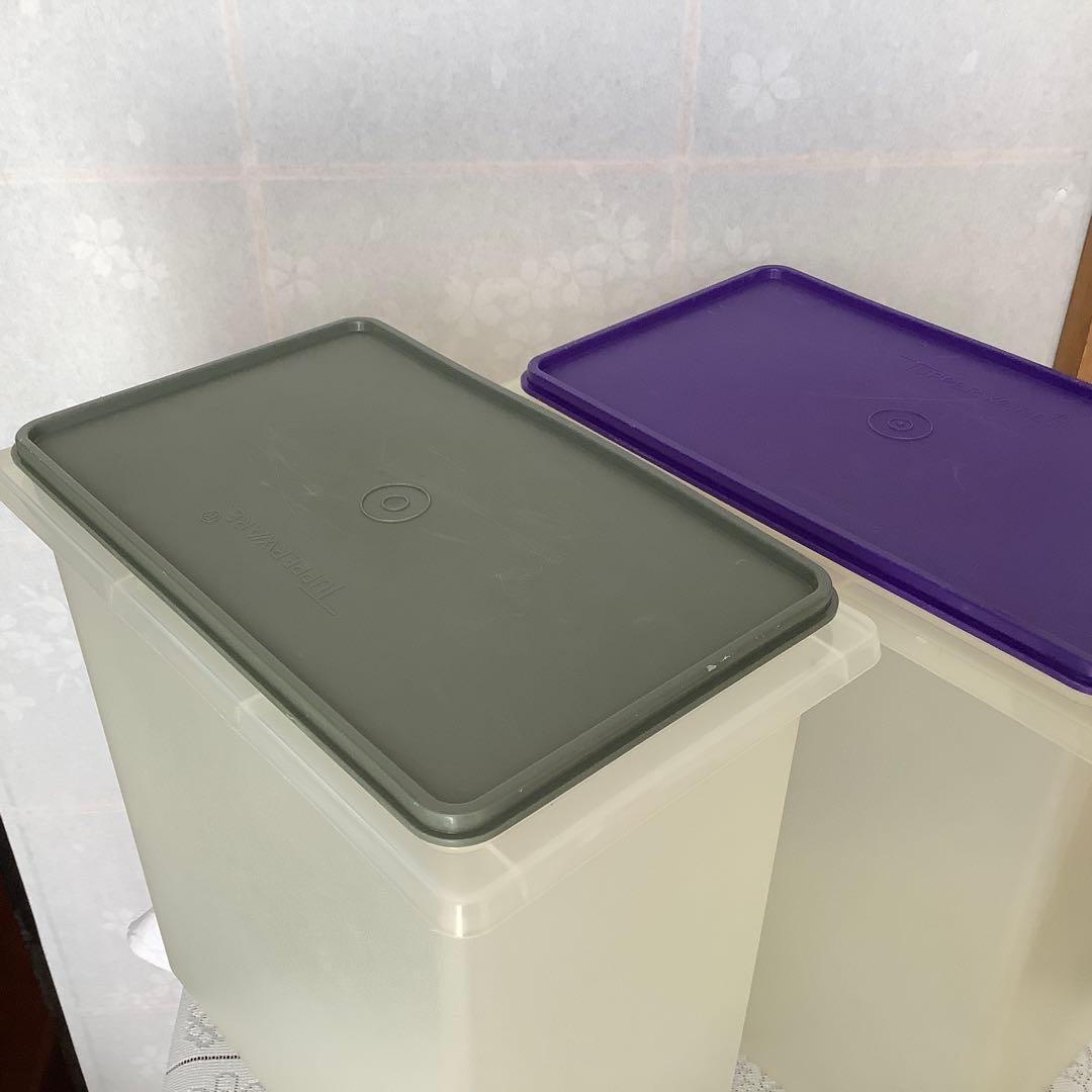 ☆*様 Tupperware 保存容器 半透明　10キロキーパー　米びつ　タッパ